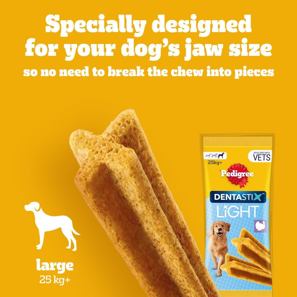 PEDIGREE DENTASTIX - Dental Dog Chews - Adult Large Dogs 25kg+ - 4 x 28 Sticks - Megapack of Dog Dental Sticks