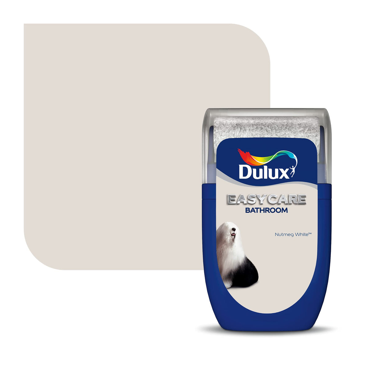 Dulux 5275836 Easycare Bathroom Soft Sheen Emulsion Paint For Walls And Ceilings - Mossy Stone 2.5L