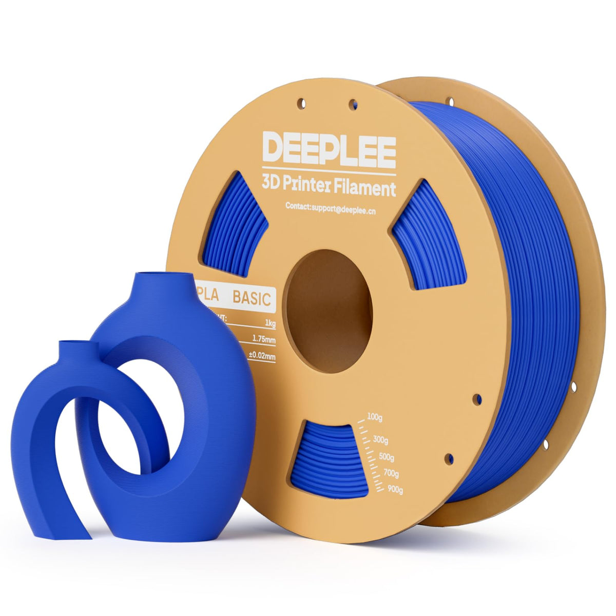 DEEPLEE PLA Filament 1.75mm, Basic 3D Filaments Beige 1kg