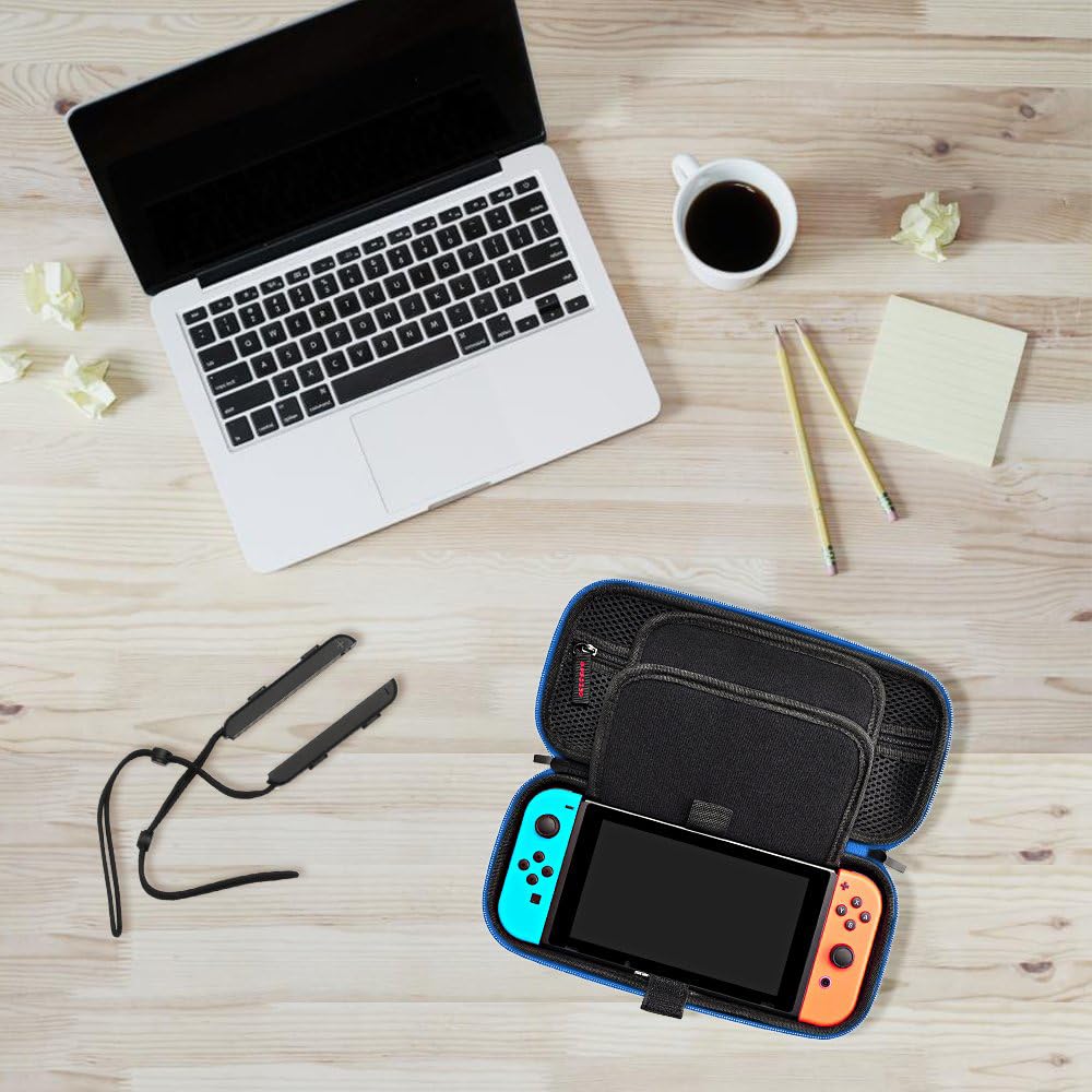 daydayup Switch 2 Carry Case Compatible with Nintendo Switch 2, with 24 Games Cartridges Protective Hard Shell Travel Carrying Case Pouch for Switch 2 Console & Accessories,Black