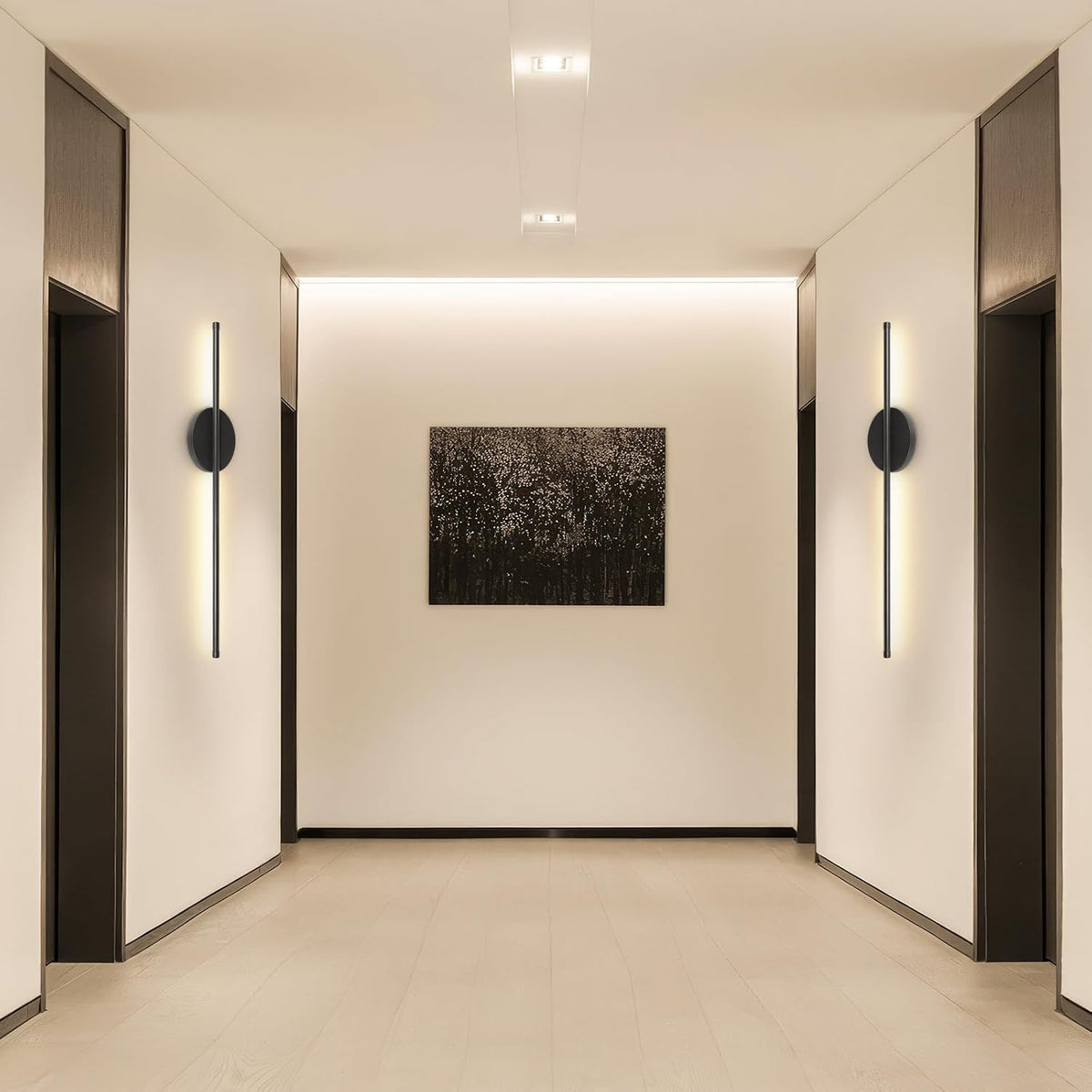 Dehobo 80CM Rechargeable Wall Lights with 8000mAh for Home Decor, 2 Packs