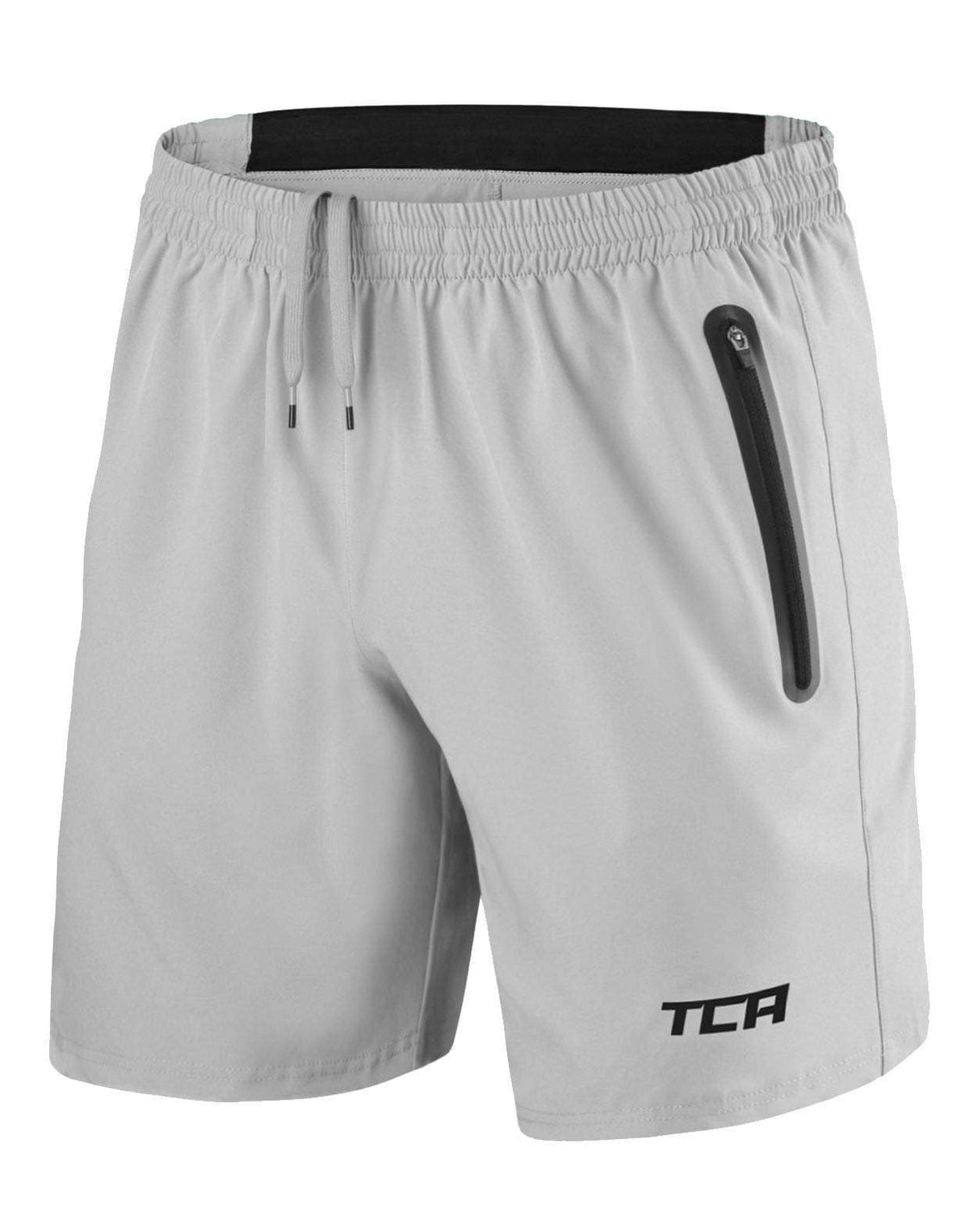 TCA Elite Tech Mens Running Shorts with Zip Pockets, Gym Shorts Men Training Sports Short with Phone Pocket
