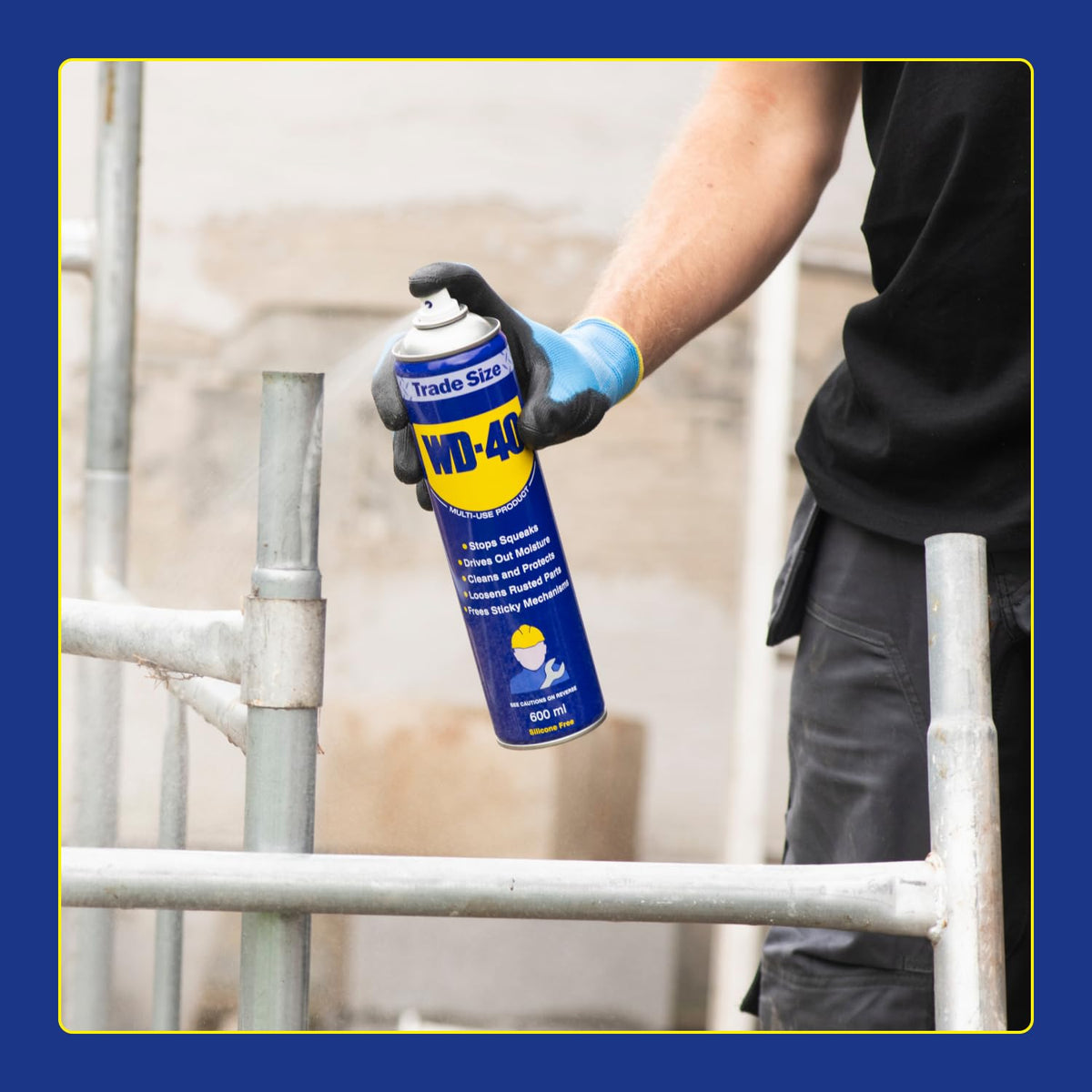 WD-40 Multi-Use Lubricant Spray, Trusted Formula, Multi-Purpose, 600ml