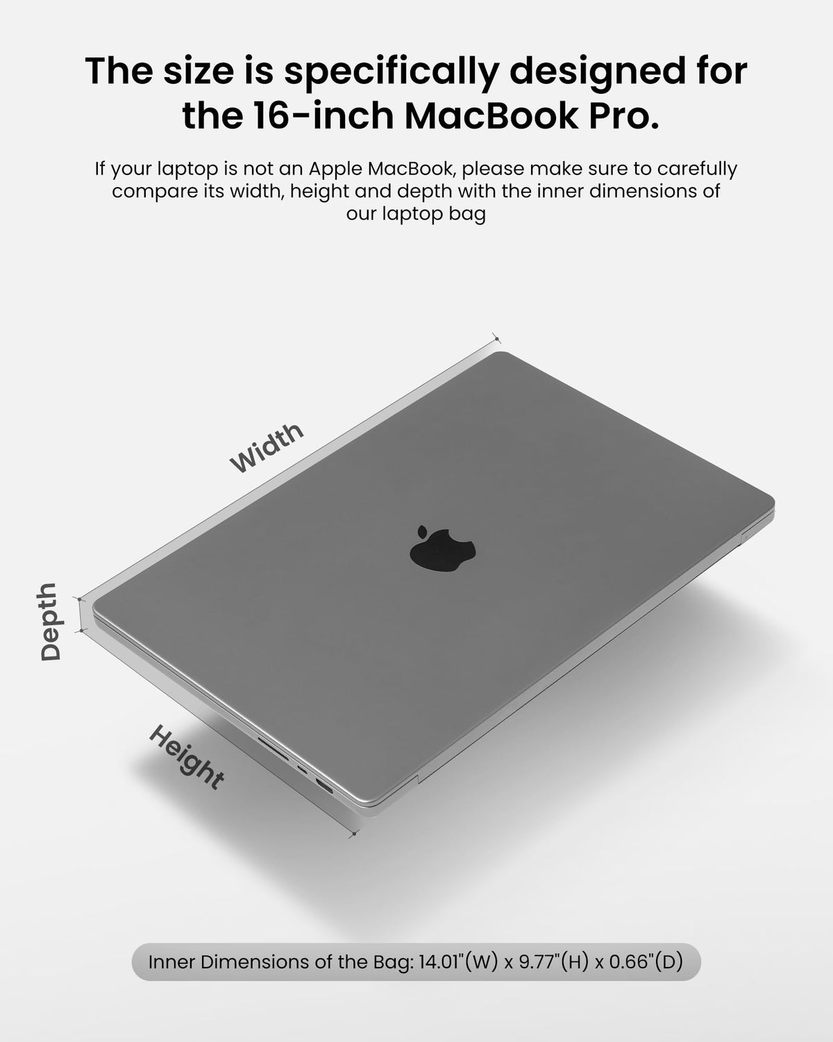 tomtoc 360° Protective Laptop Sleeve for 14-inch MacBook Pro M5 Pro/Max