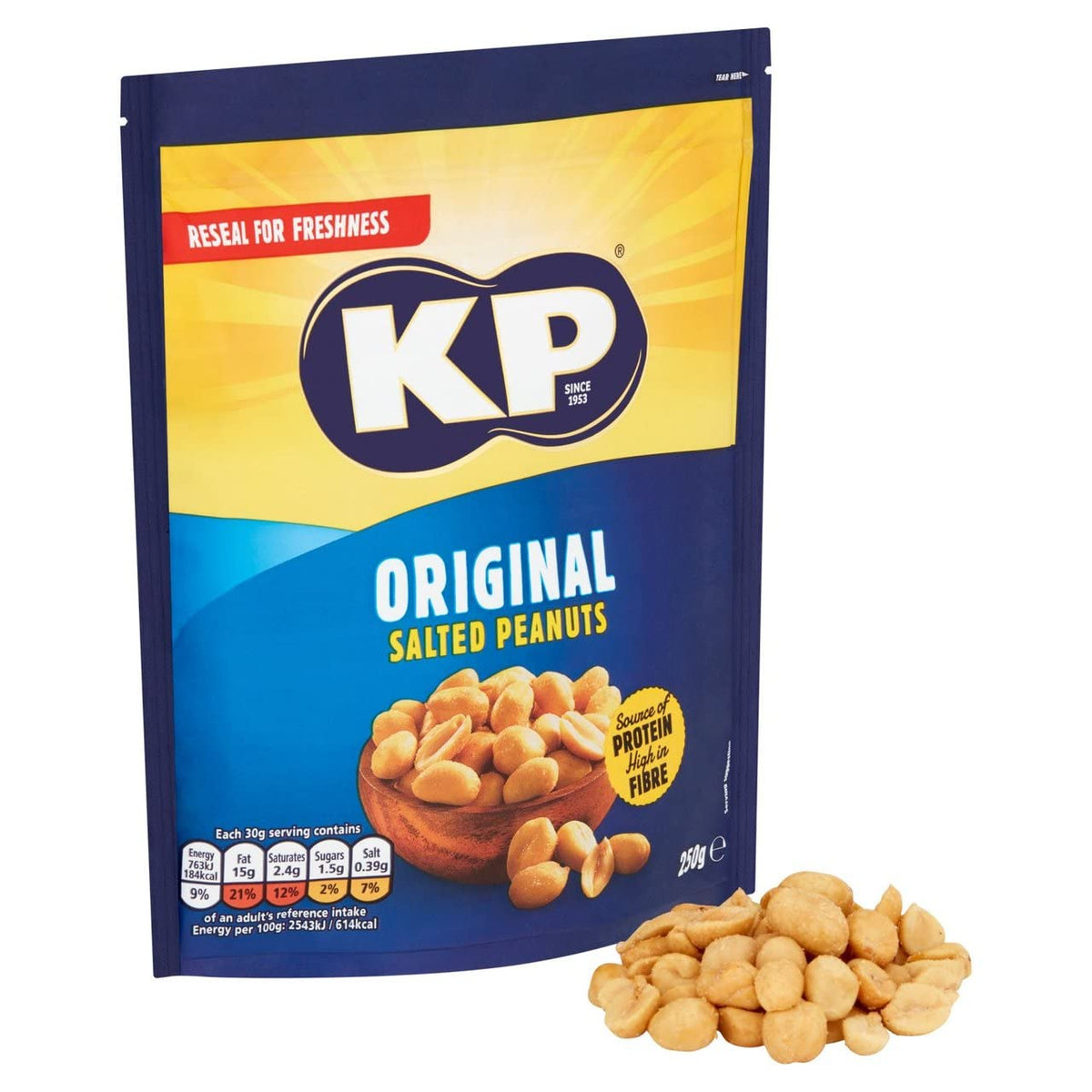 KP Original Salted Peanuts, 50g