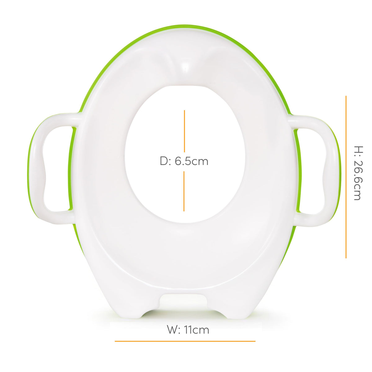 Munchkin Sturdy Potty Seat | Potty Training Toilet Seat with Handles and Legs | Ideal for Toddler and Children | Grey