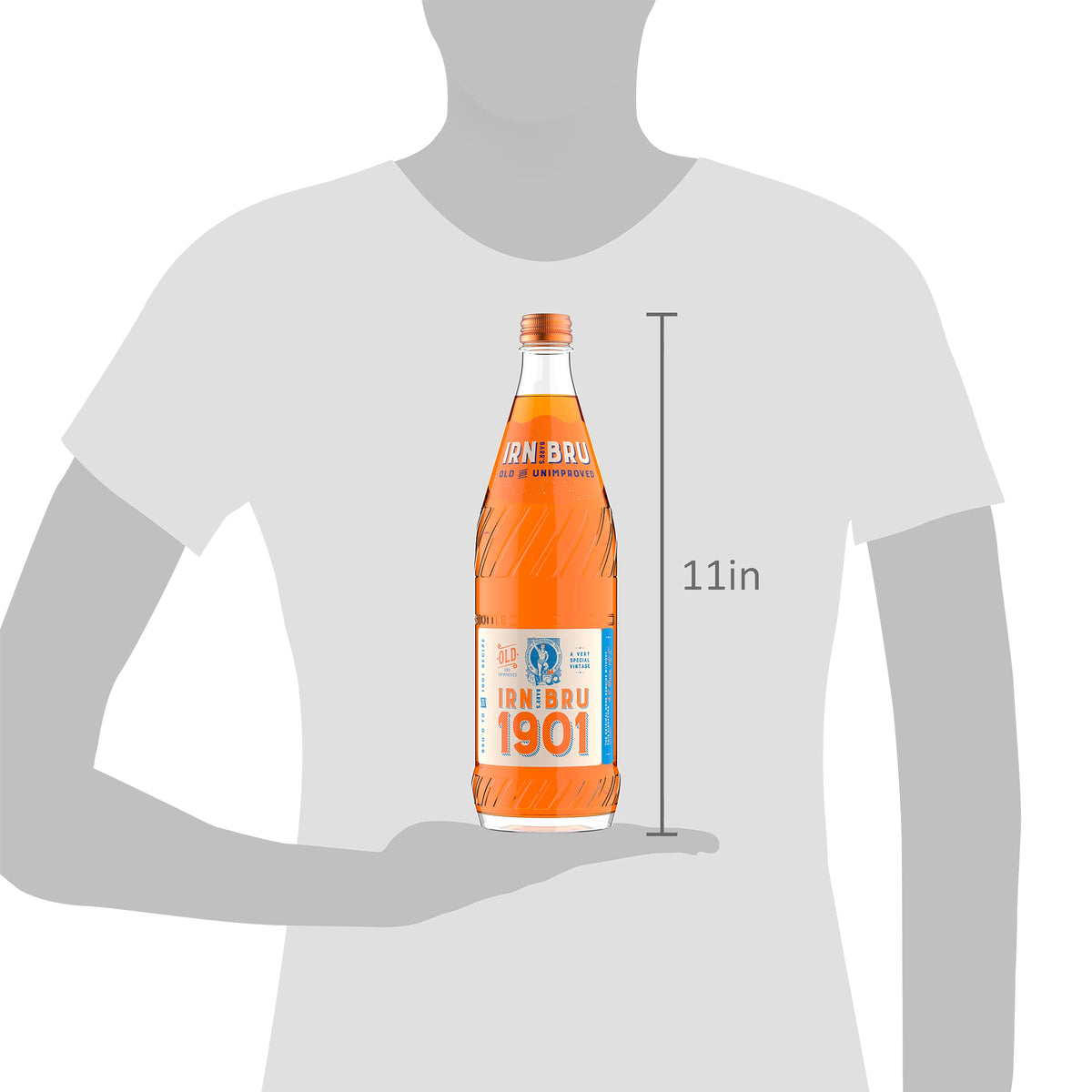 IRN-BRU Carbonated Soft Drink, 24 Pack, 330ml Cans