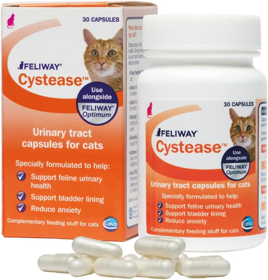 FELIWAY Cystease 30 Capsule Pack, Cats Urinary Tract Infection Treatment