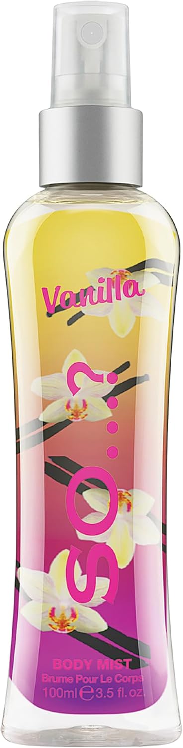 Body Mist By So…? Womens Vanilla Body Mist Fragrance Spray, Travel Size, 100 ml, 1 piece