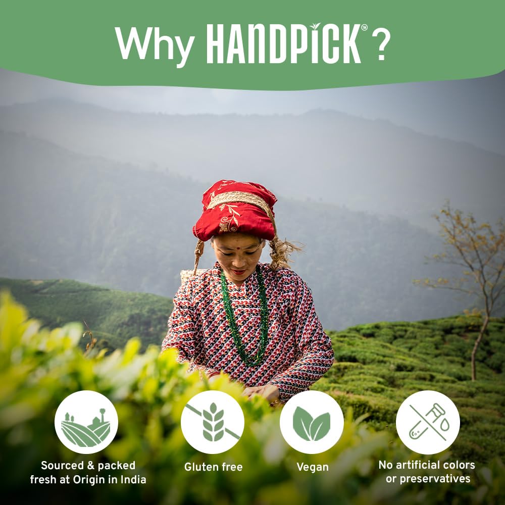 HANDPICK, Spearmint Tea Bags (100 Count), Spearmint Leaf Tea Bags