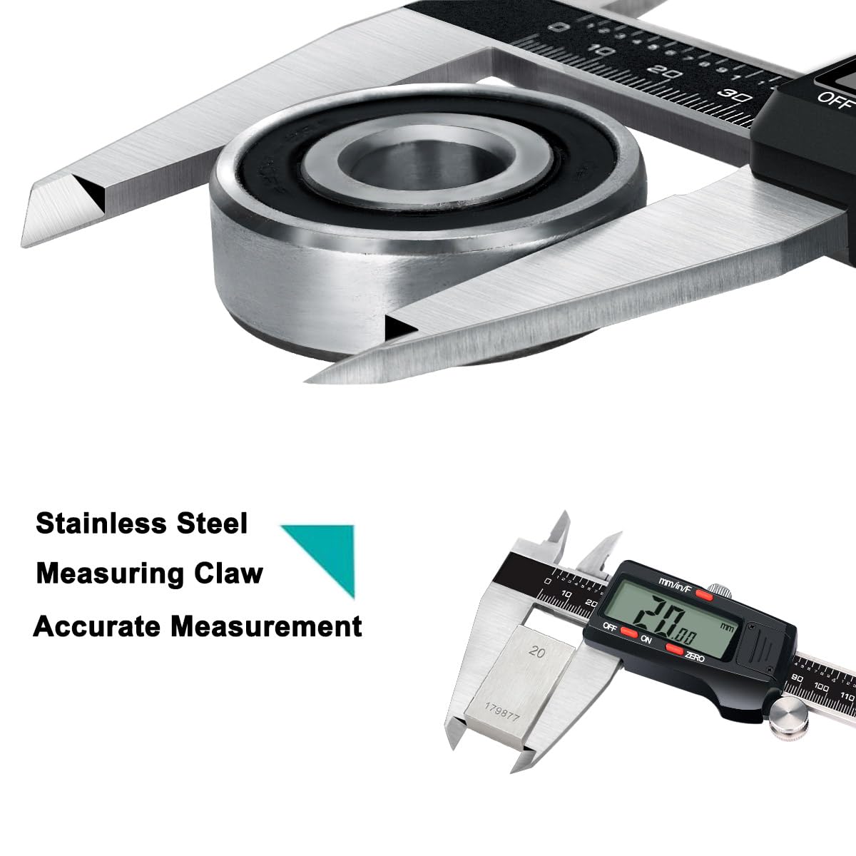 Kynup Digital Caliper 150mm, 6 inch Digital Vernier Caliper with LCD Screen