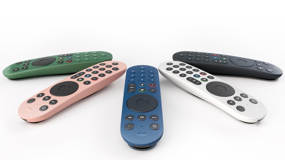 Sky Glass and Sky Stream TV Remote - Dusky Pink