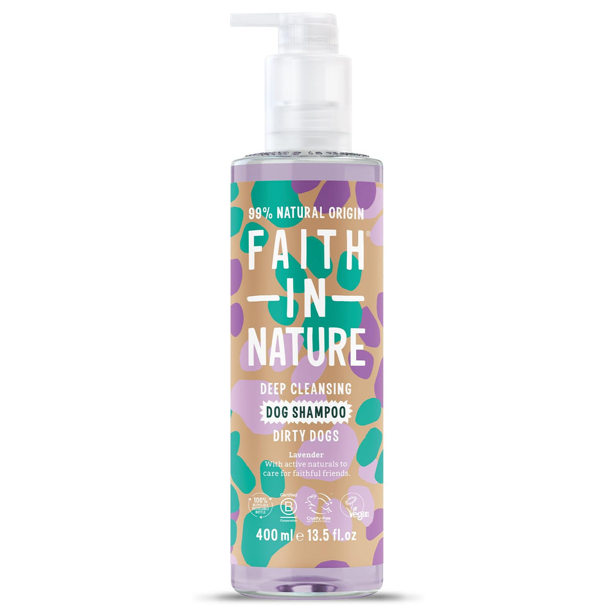 Faith In Nature Natural Chamomile Dog Shampoo, Vegan & Cruelty Free, No SLS,Silicones or Parabens, Gentle, For Sensitive Dogs and Puppies, 400ml