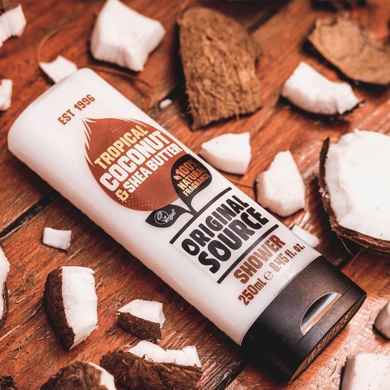 Original Source Coconut & Shea Butter Shower Gel, 6x250ml