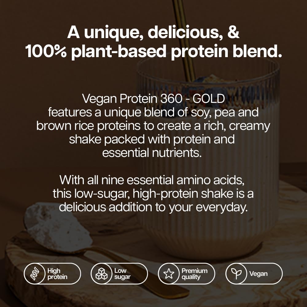 Protein Works | Vegan Protein 360 - Gold, Chocolate Bueno, 1kg