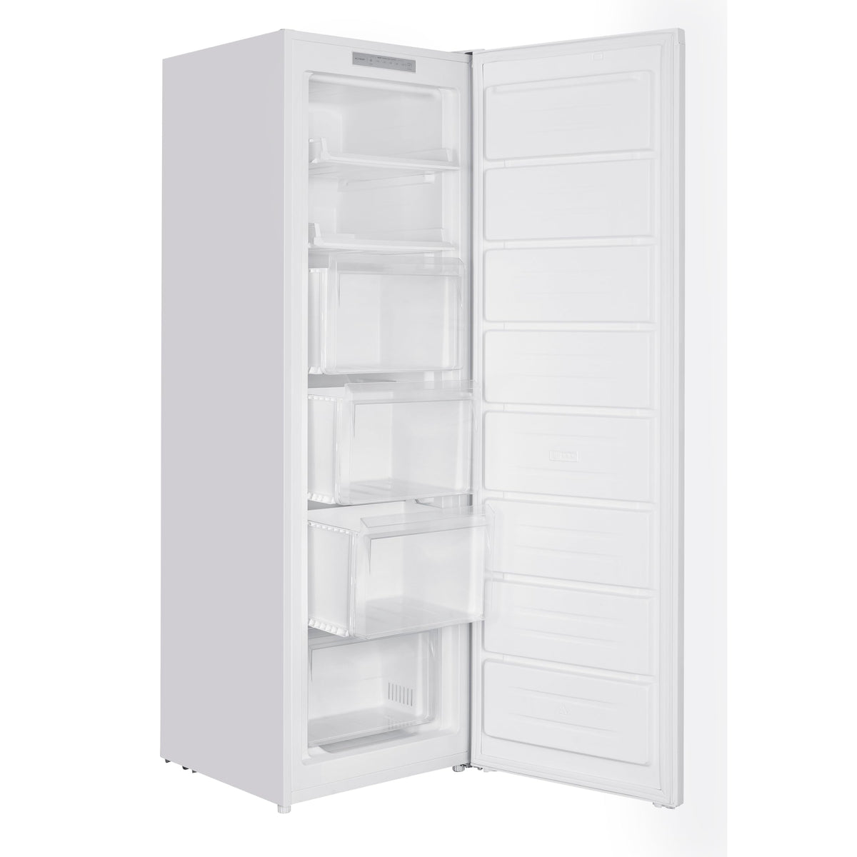 Teknix UC48F2W Freestanding Undercounter Freezer - 48cm Width / 60 Litre Capacity - Suitable for Outbuildings - 3 Large Compartments - 4 Star Freezer Rating - White