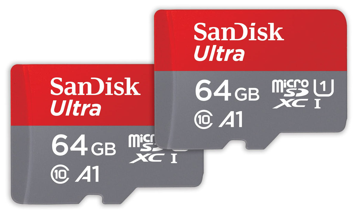 SANDISK Ultra micro SD Card + Adapter 256GB, Up to 150MB/s Read Speeds