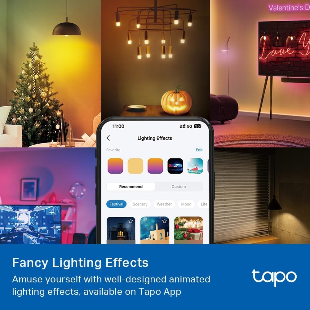 Tapo L430P E14 Smart Bulb P45 Multicolour LED Light Bulb