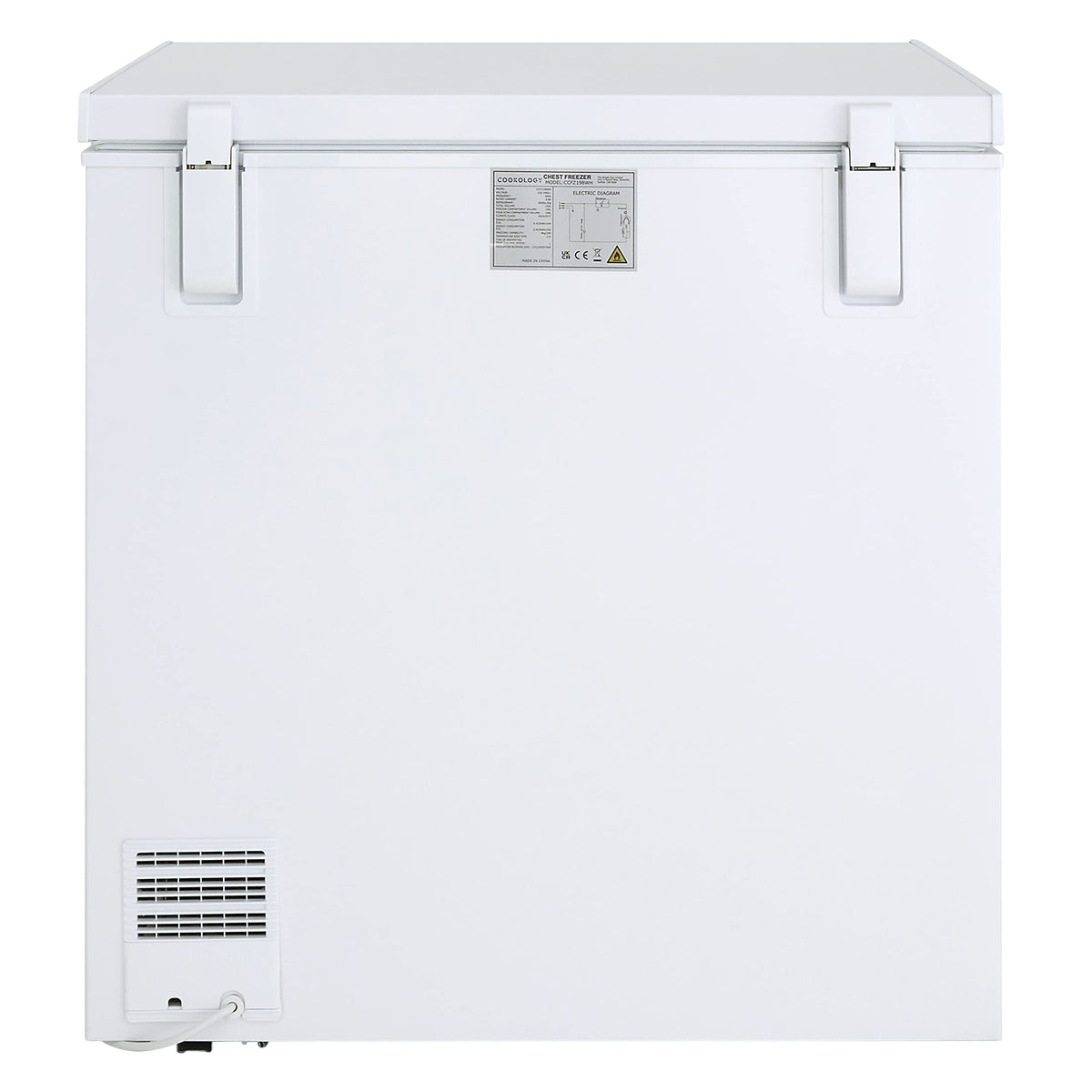 Cookology 99L Freestanding Chest Freezer - Adjustable Feet - White