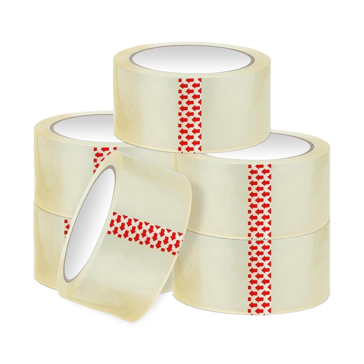G4GADGET Pack of 3 Clear Packing Tape - Heavy Duty Transparent Tape 48mm x 66m - Ideal for Moving, Packing Boxes, and Secure Packaging