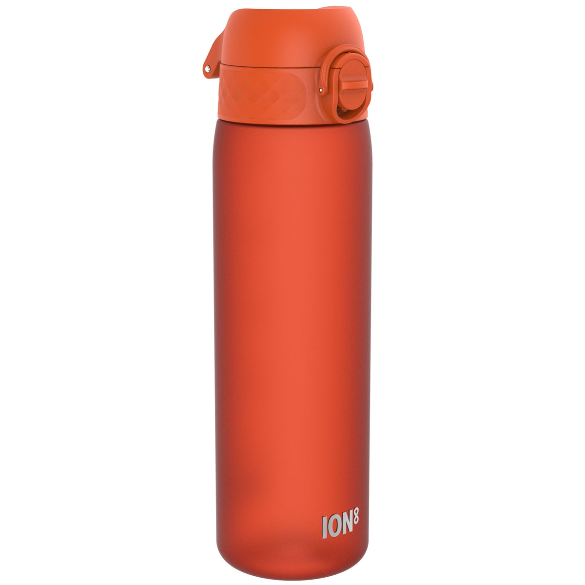 Ion8 Water Bottle, 500 ml/18 oz, Leak Proof, Easy to Open, Secure Lock, Dishwasher Safe, Hygienic Flip Cover, Carry Handle, Fits Cup Holders, Easy Clean, Hot Pink