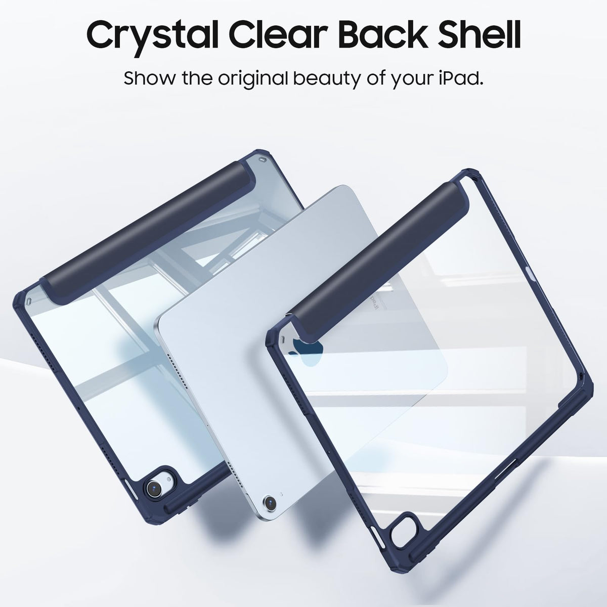 FINTIE Clear Case for iPad Air 11 Inch & iPad Air 5th/4th Generation 10.9"
