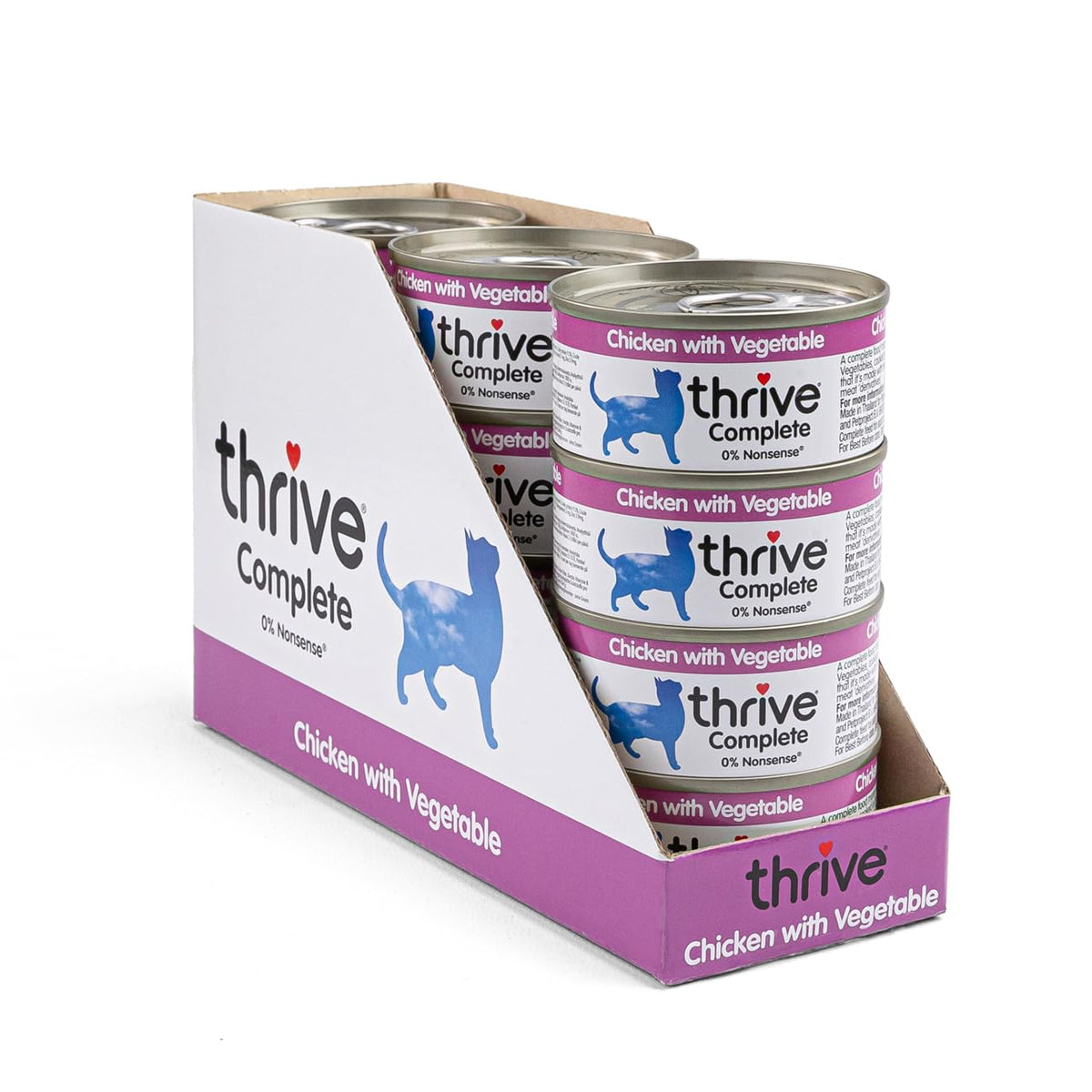 Thrive Complete Chicken Breast Wet Cat Food – Adult & Senior – 6 x 75g Cans