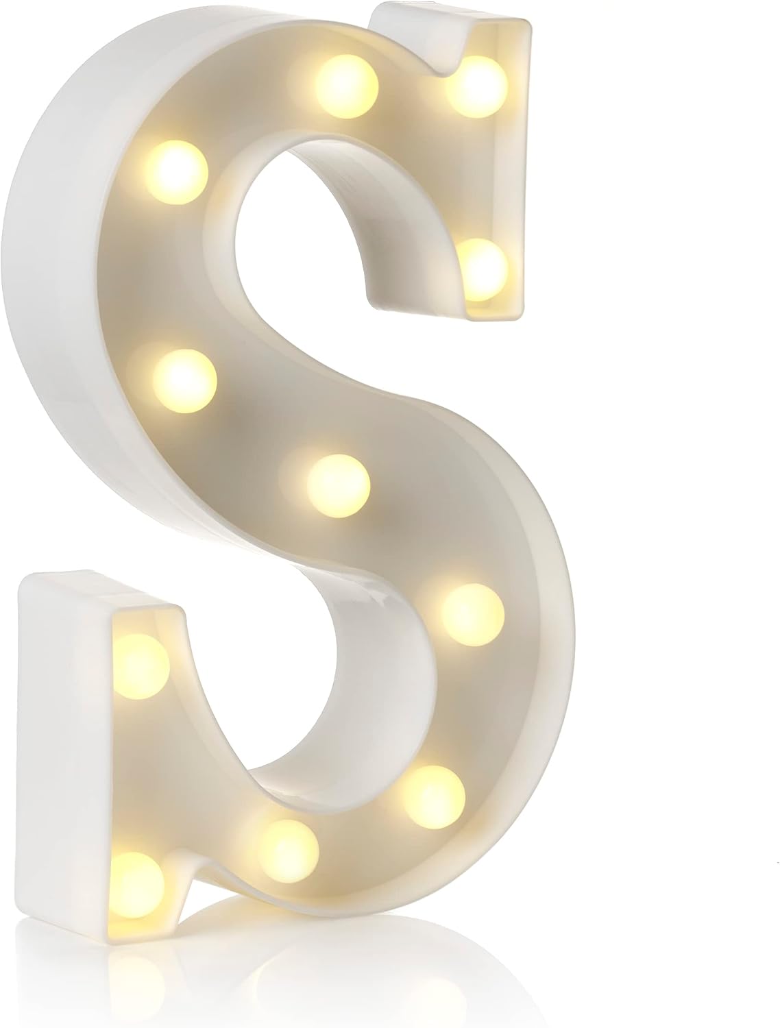 Auraglow LED Light Up Letter C Sign, Battery Powered Party Decoration