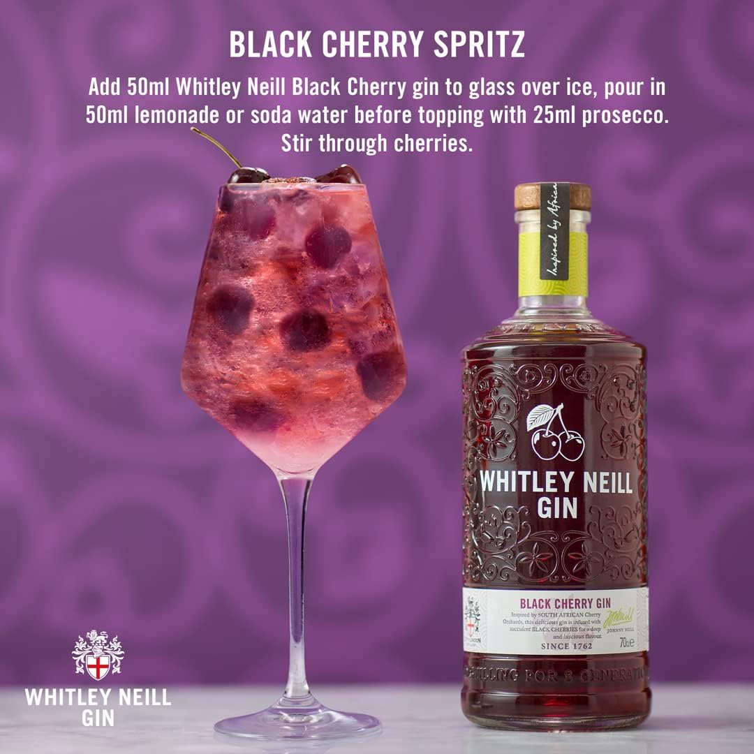 Whitley Neill Black Cherry Gin 70cl