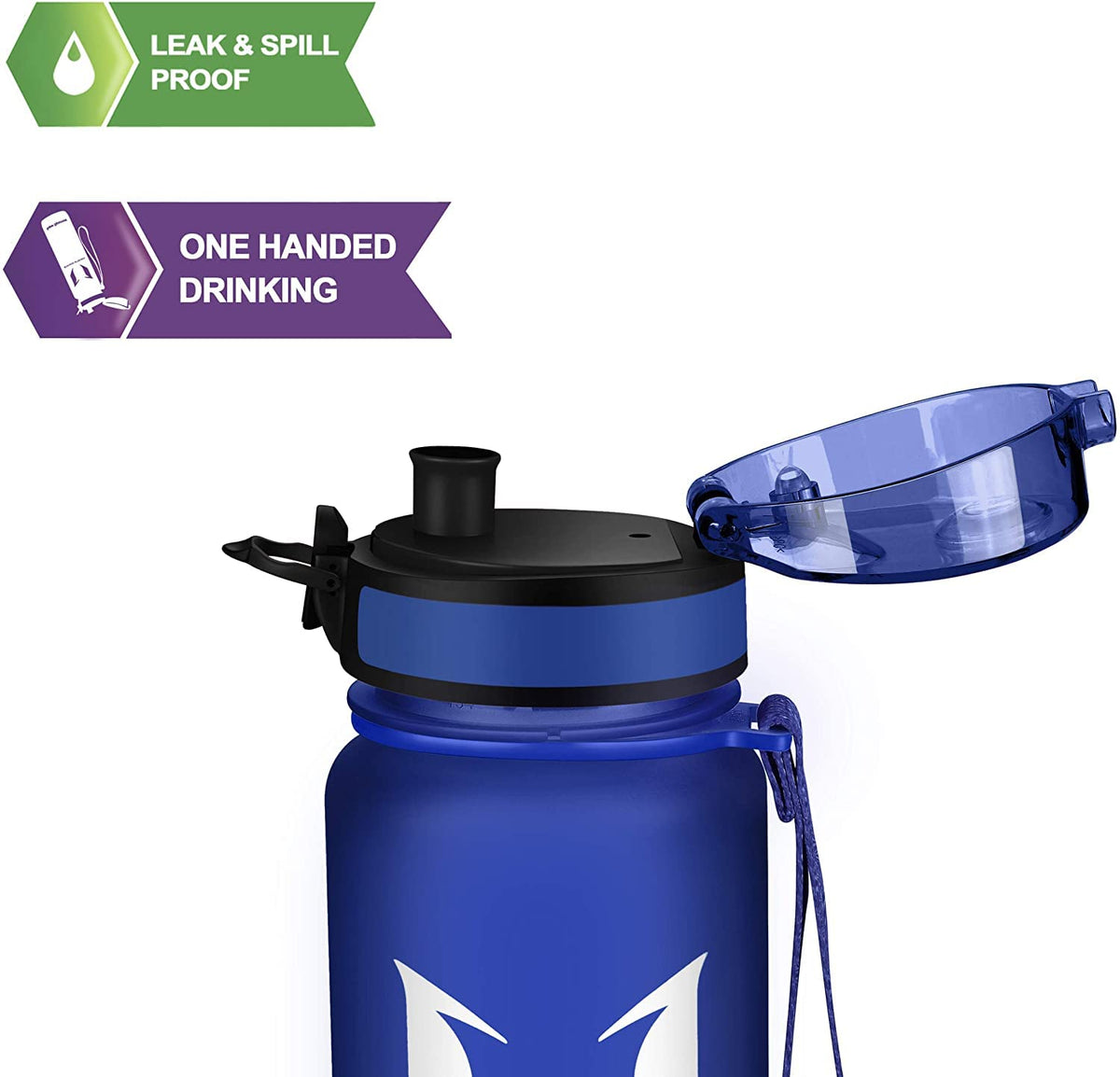 Sparrow Water Bottle 500ml/750ml/1L BPA-Free Tritan Drinks Bottle One-Click