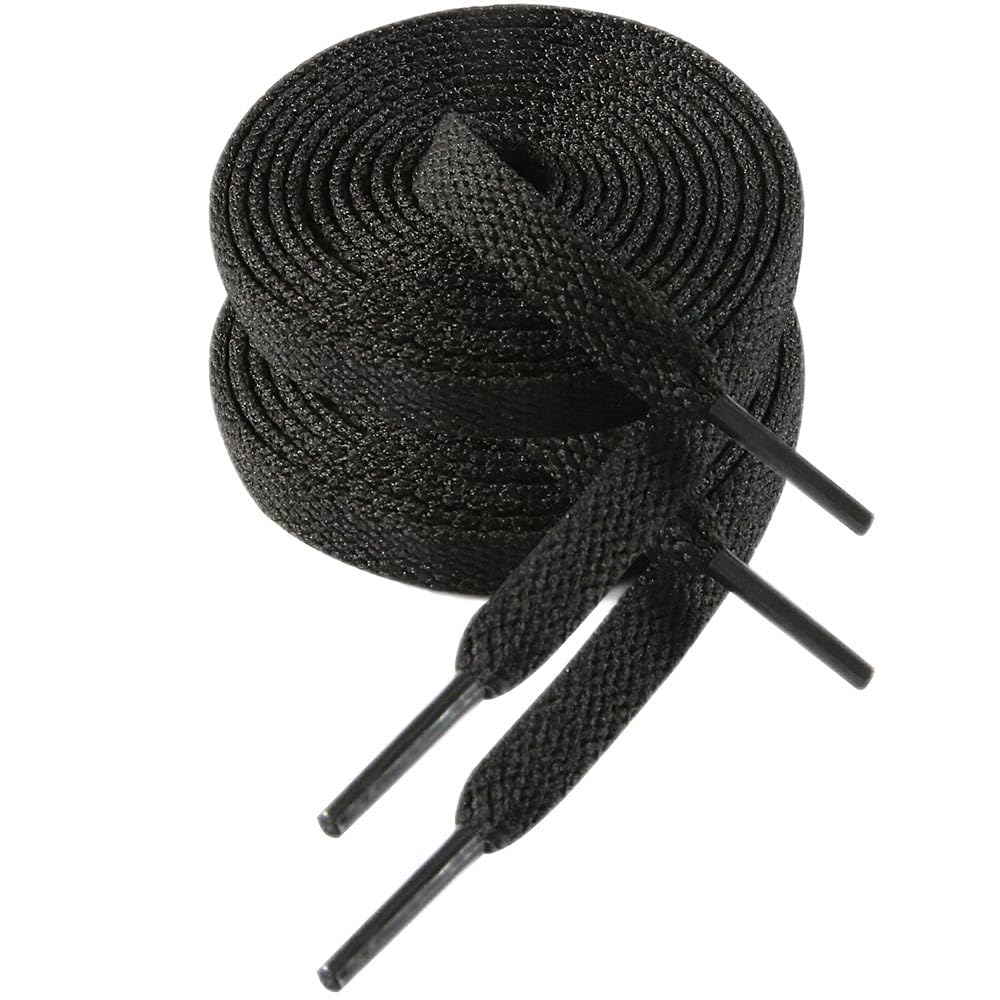 VSUDO 8mm Flat Shoe Laces for Trainers, Trainer Laces, Shoelace for Sneaker