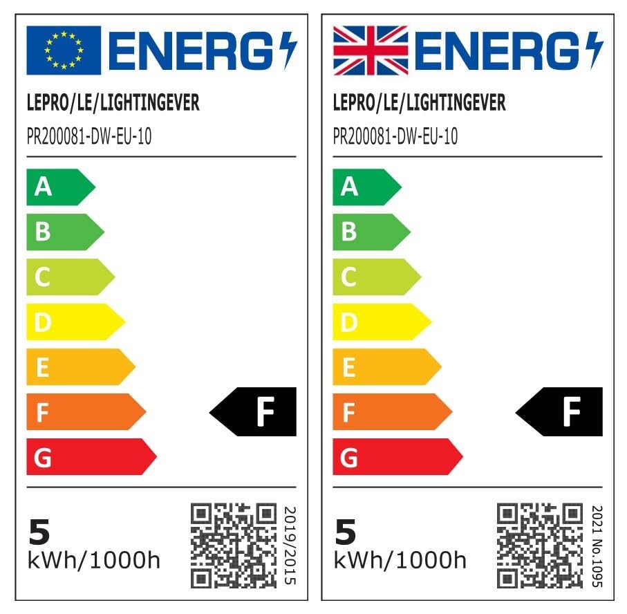 Lepro GU10 LED Bulbs, Warm White 2700K, 4.5W, 50W Equivalent, Pack of 5