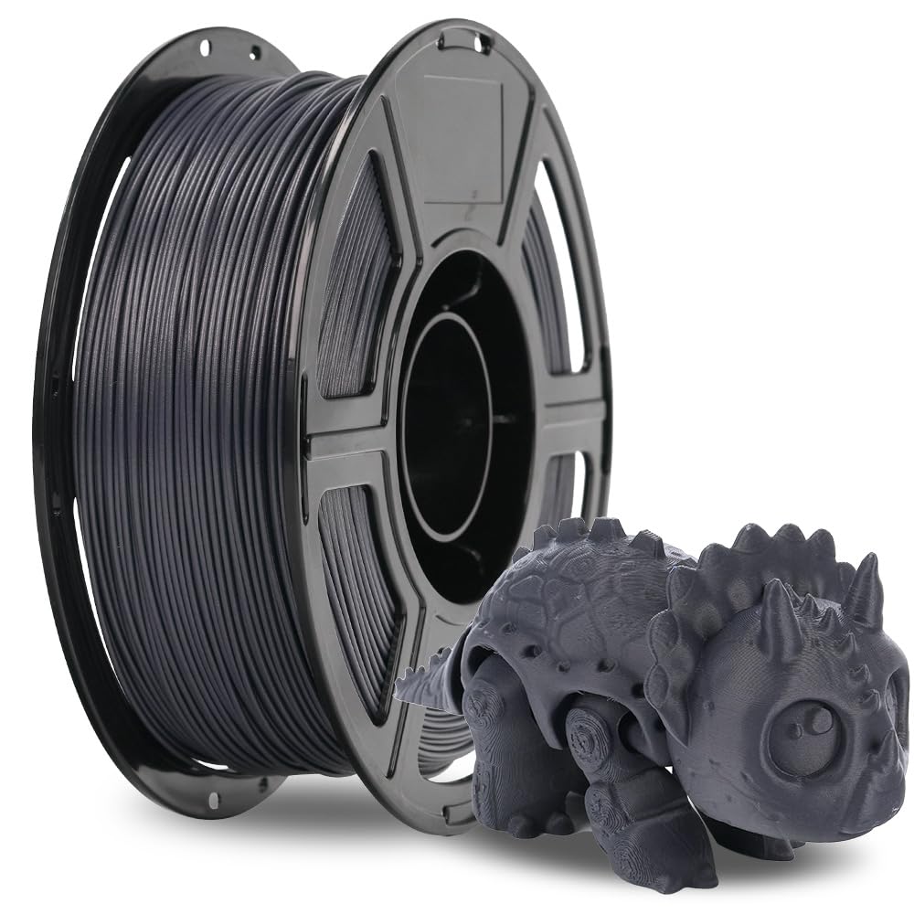 FLASHFORGE 3D Printer Filament, PLA PRO Filament 1.75mm, 1KG Spool (2.2lbs), Dimensional Accuracy +/- 0.02mm for FDM 3D Printers, Better Tenacity & No Knotting (White)