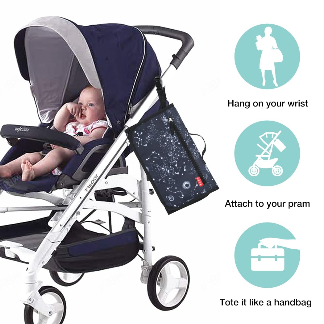 Lekebaby Portable Nappy Changing Mat Travel Baby Change Mat
