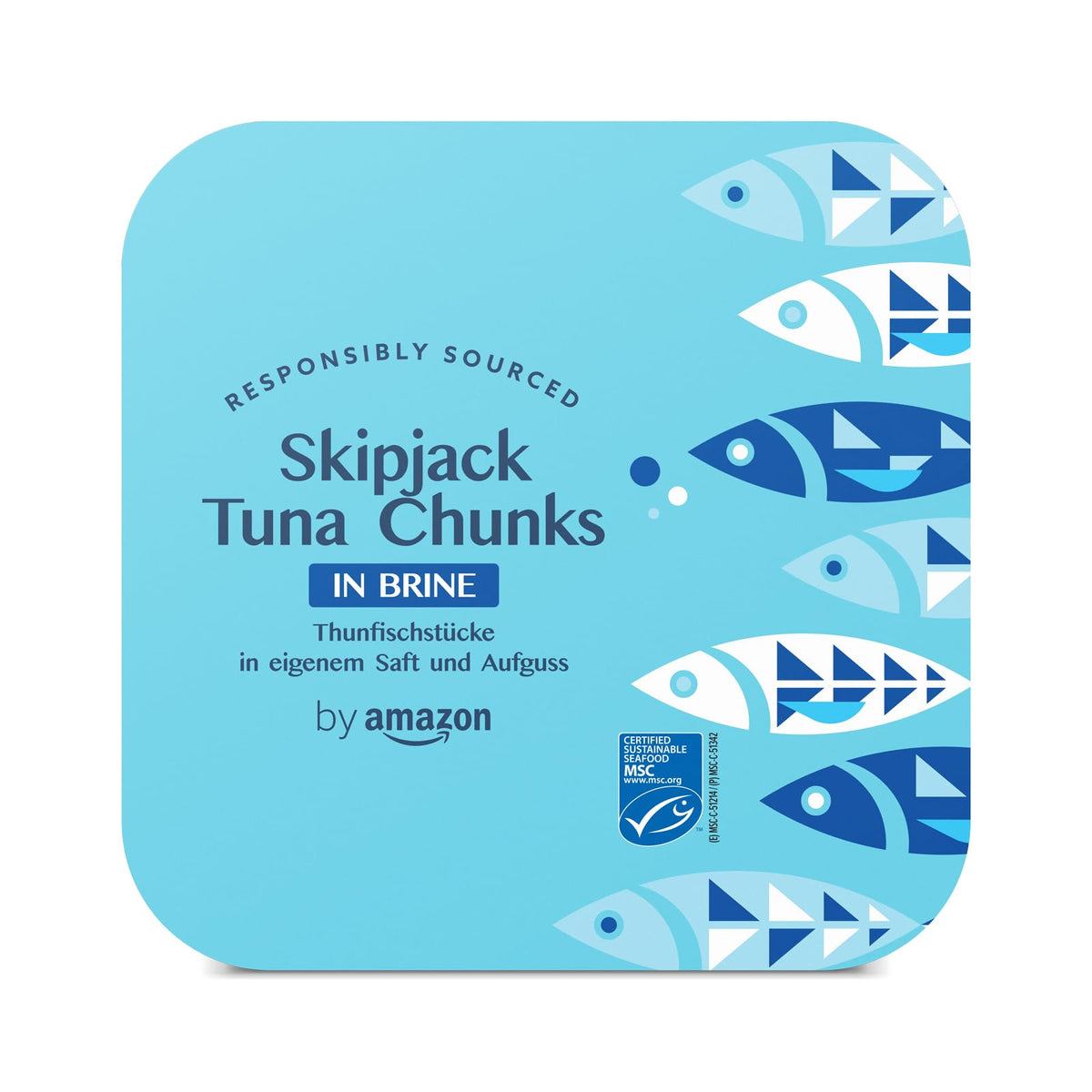 by Amazon MSC Skipjack Tuna Chunks in Spring Water, 4x145g