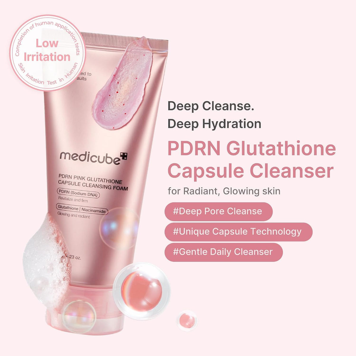 medicube Facial Cleanser Zero Foam Cleanser for Pore & Excess Oil Care