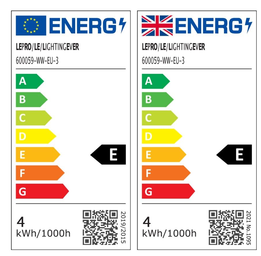 Lepro C37 E14 LED Light Bulb, Warm White 2700K, 4.2W=40W, 470LM, Pack of 6
