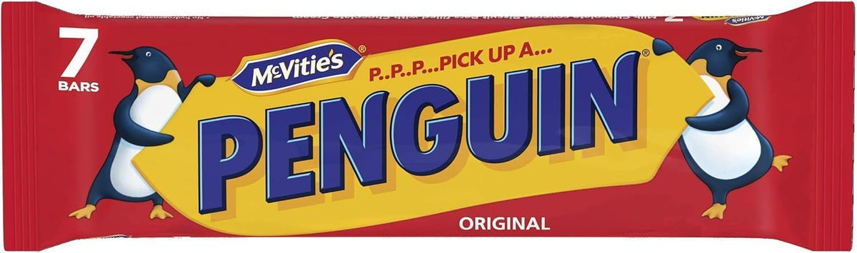 McVitie's Milk Chocolate Flavoured Penguin Biscuits (7 Biscuits Per Pack)