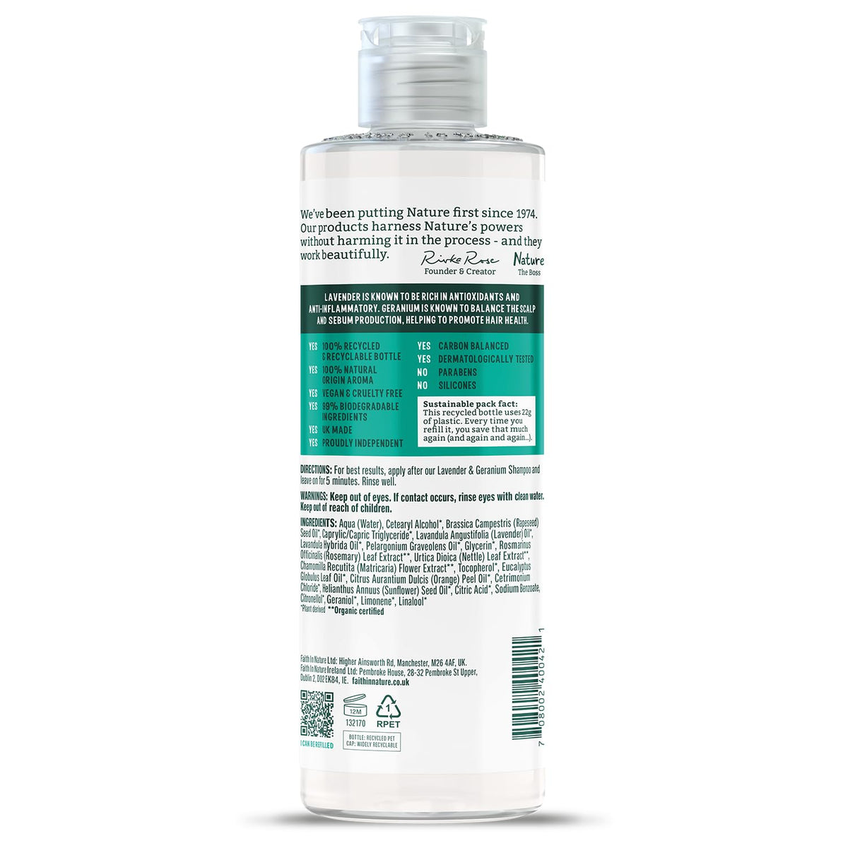 Faith In Nature Organic Coconut Conditioner, Hydrating for Dry Hair & Scalp, Vegan & Cruelty Free, No SLS, Silicones or Parabens, 400ml