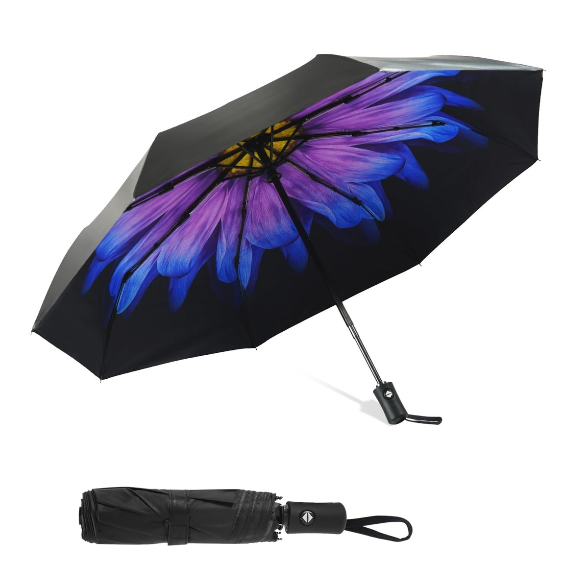 SY COMPACT Travel Umbrella Windproof Automatic Unbreakable UV Protection