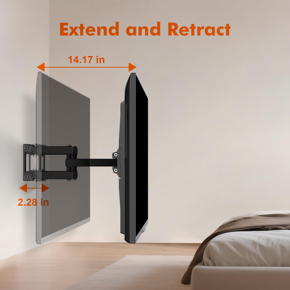 GRIFEMA Tilt TV Wall Bracket for 26 to 65 Inch TVs