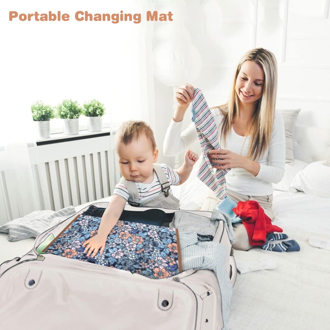 Lekebaby Foldable Travel Changing Mat Portable Baby Change Mat, Grey
