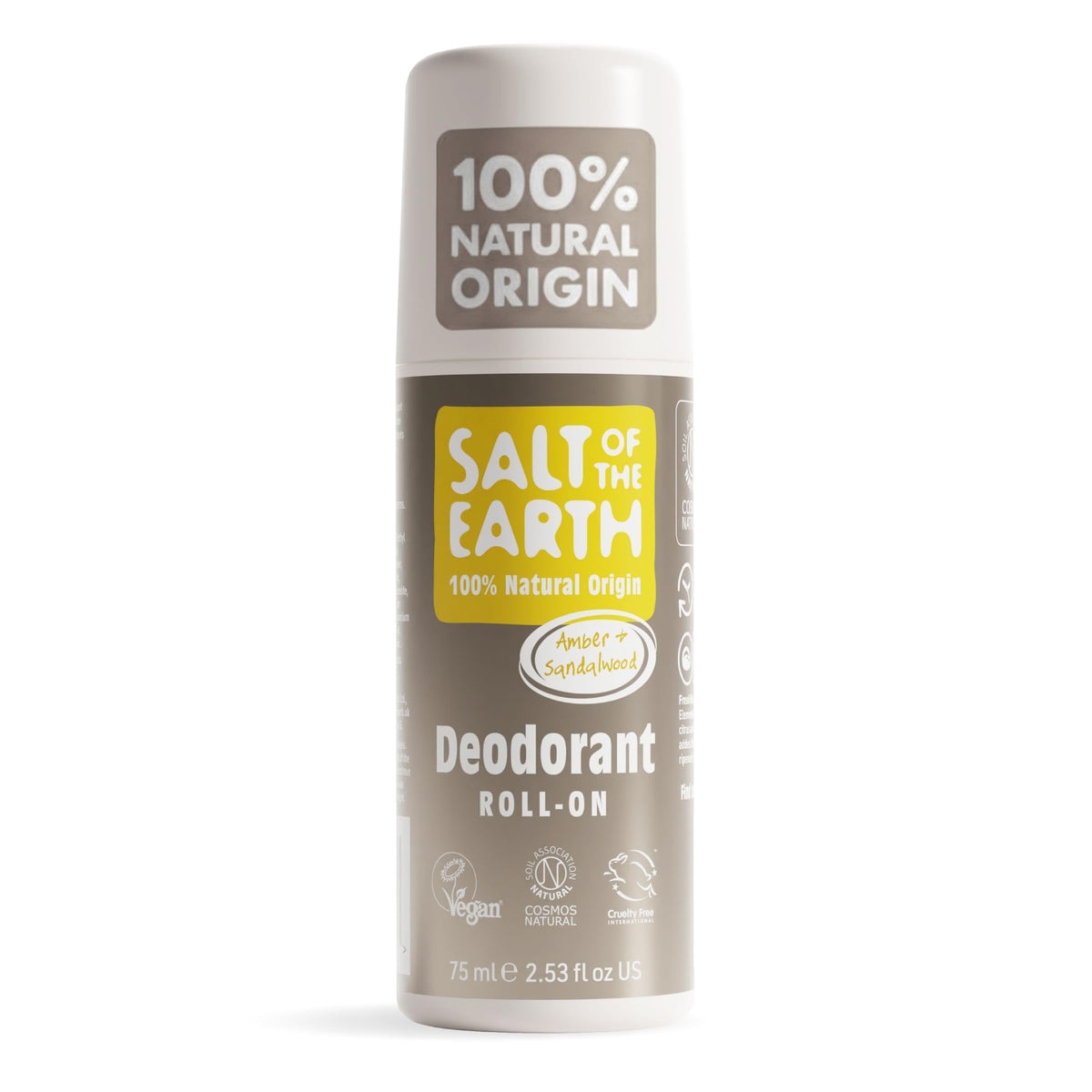 Salt of the Earth Natural Deodorant Roll On - Lavender & Vanilla - 75ml