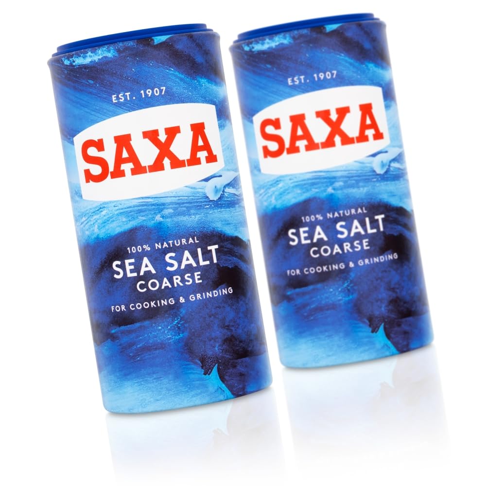 Saxa Fine Table Salt for Table & Cooking, 750 g Drum (1-Pack)