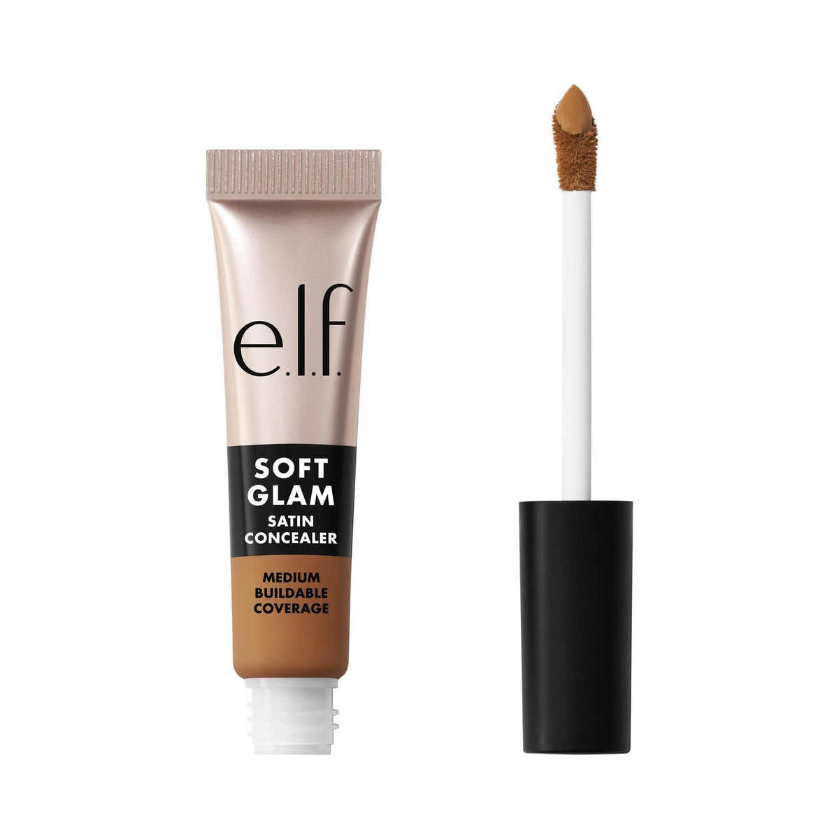e.l.f. Soft Glam Satin Concealer, Medium Coverage for Blemishes & Under-Eye, Crease-Resistant, Long-Lasting, Vegan & Cruelty-Free, 10 Fair Cool