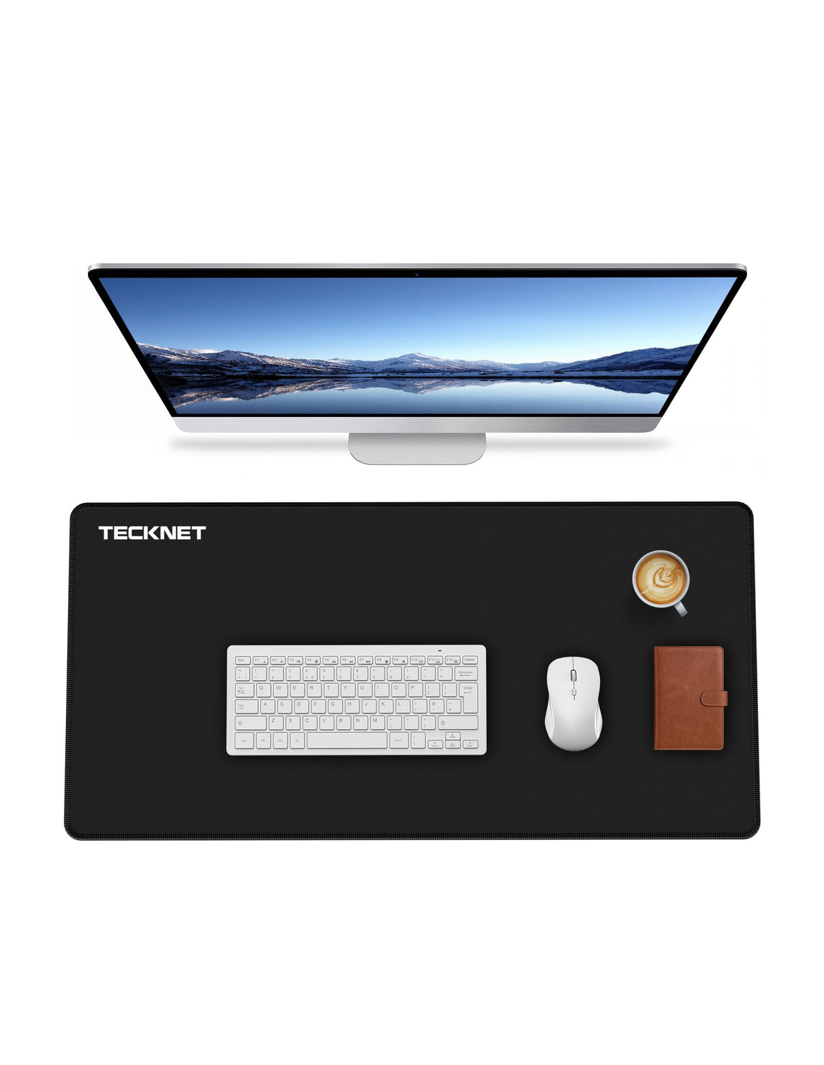 TECKNET Gaming Mouse Mat, 900x400x3mm Large Mouse Pad - Black