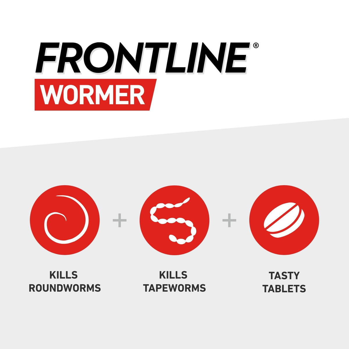 FRONTLINE WORMER - Worming Tablets for Dogs - 2 Tablets