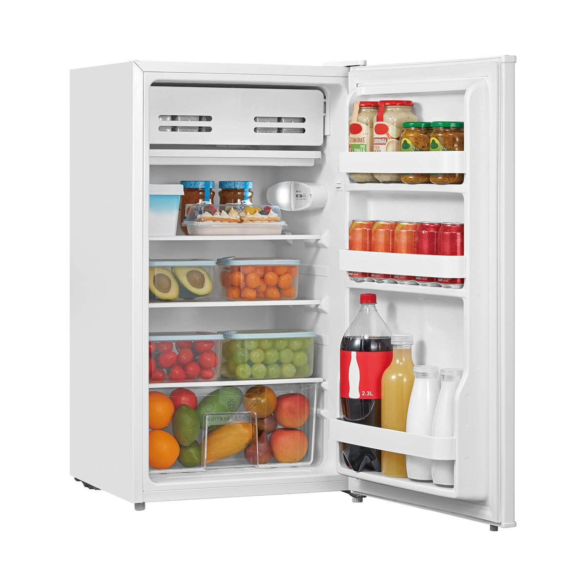 COMFEE' 80L Under Counter Fridge with 4-Star Ice Box, RCD80WH3UK(E)