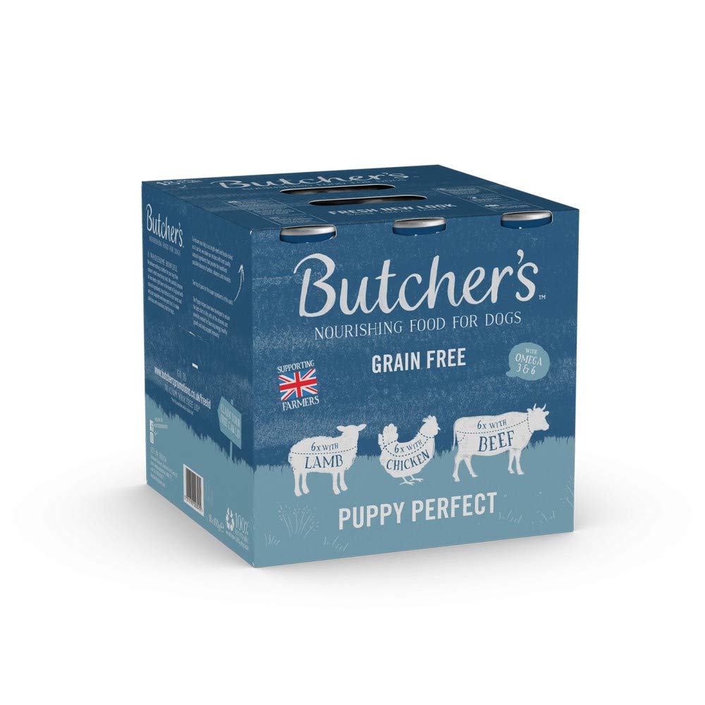 Butcher's Complete Wet Tray Puppy Food Puppy Perfect Pack 24x150g