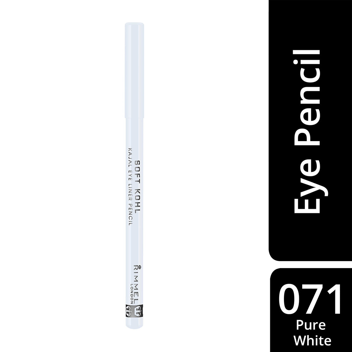 Rimmel Soft Kohl Kajal Professional Eyeliner Pencil Bundle, Intense Long-Lasting Colour, Up to 12 Hours Wear, Smudge Proof, Pack of 3, Jet Black